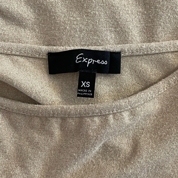 Express crop cardigan (Size S)with gold sparkly tank for underneath (Size XS) - Picture 6 of 9